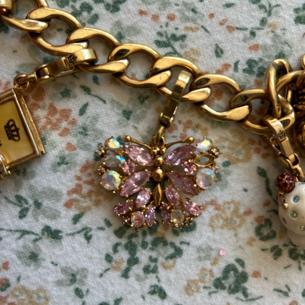 Y2K Juicy Couture charm bracelet with removable charms - Picture 3 of 14